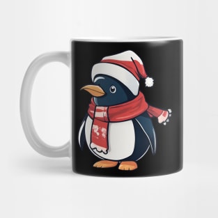 cute santa penguin Mug